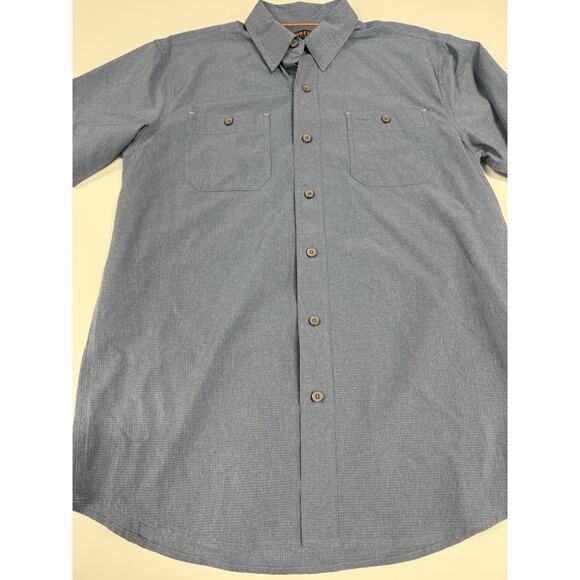 Ridgecut Toughwear Other - Ridgecut Toughwear Mens Medium Blue Short Sleeve Button Up Work Shirt
